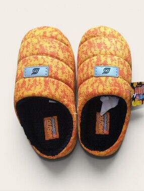 Naruto Shippuden Naruto Leaf Village Emblem Headband Style Slip-on Slippers